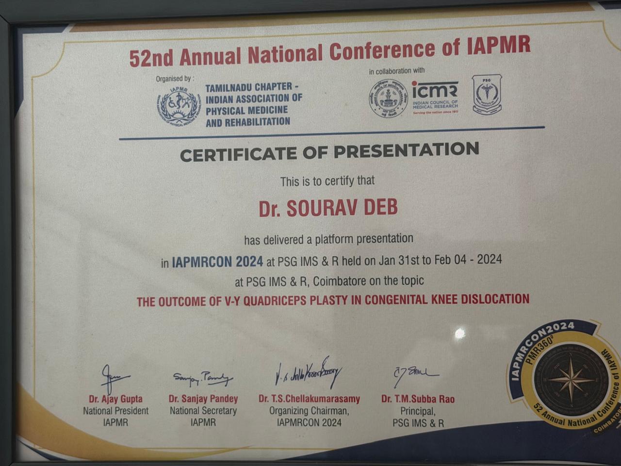 Dr. Sourav Deb Clinical Consultation and Patient Care